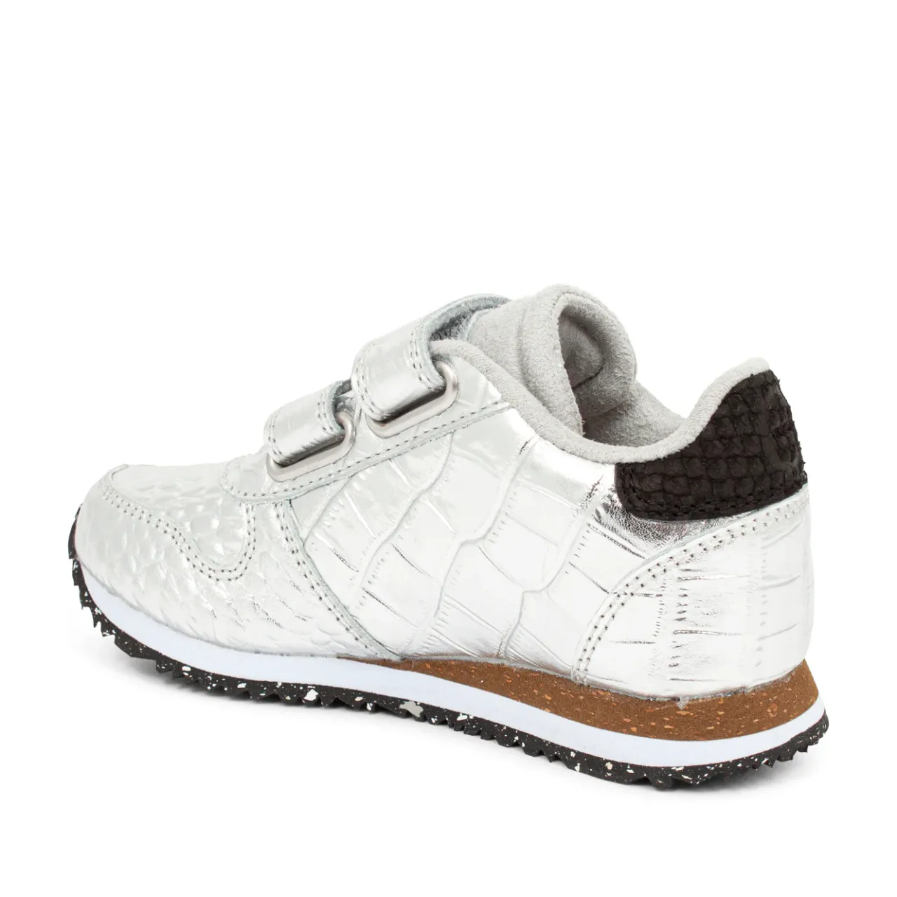 WODEN Sandra Croco Shiny - Silver Discount
