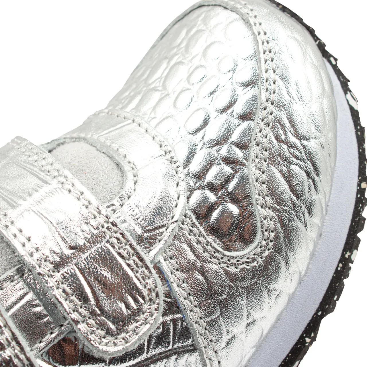 WODEN Sandra Croco Shiny - Silver Discount