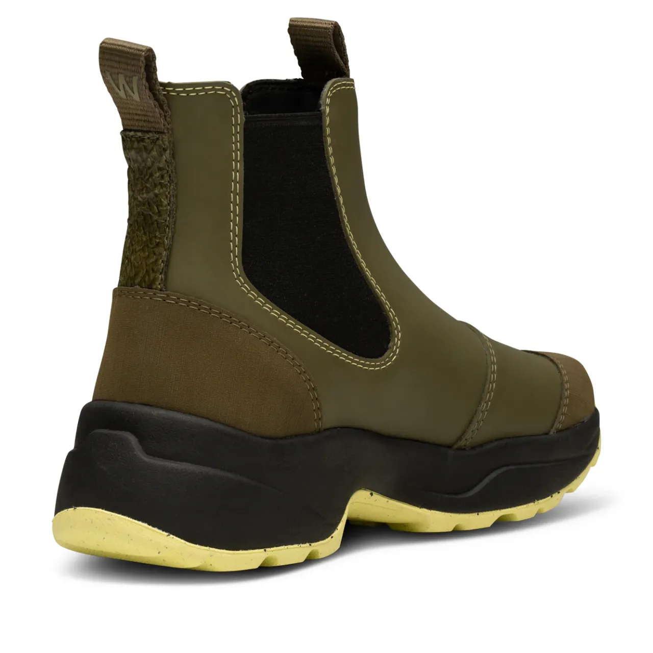 WODEN Siri Waterproof - Dark Olive/Pale Lime DarkOlive/PaleLime New