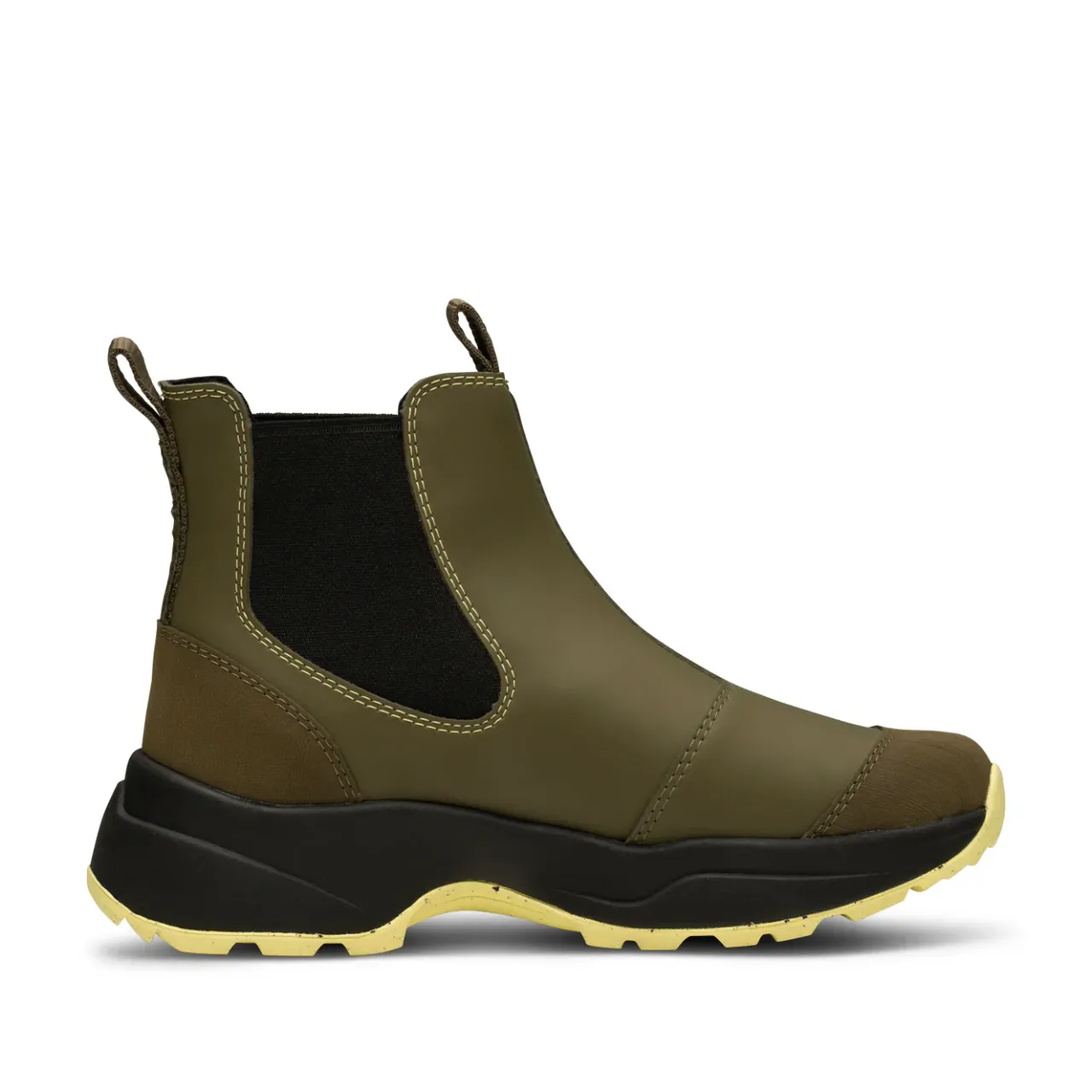 WODEN Siri Waterproof - Dark Olive/Pale Lime DarkOlive/PaleLime New