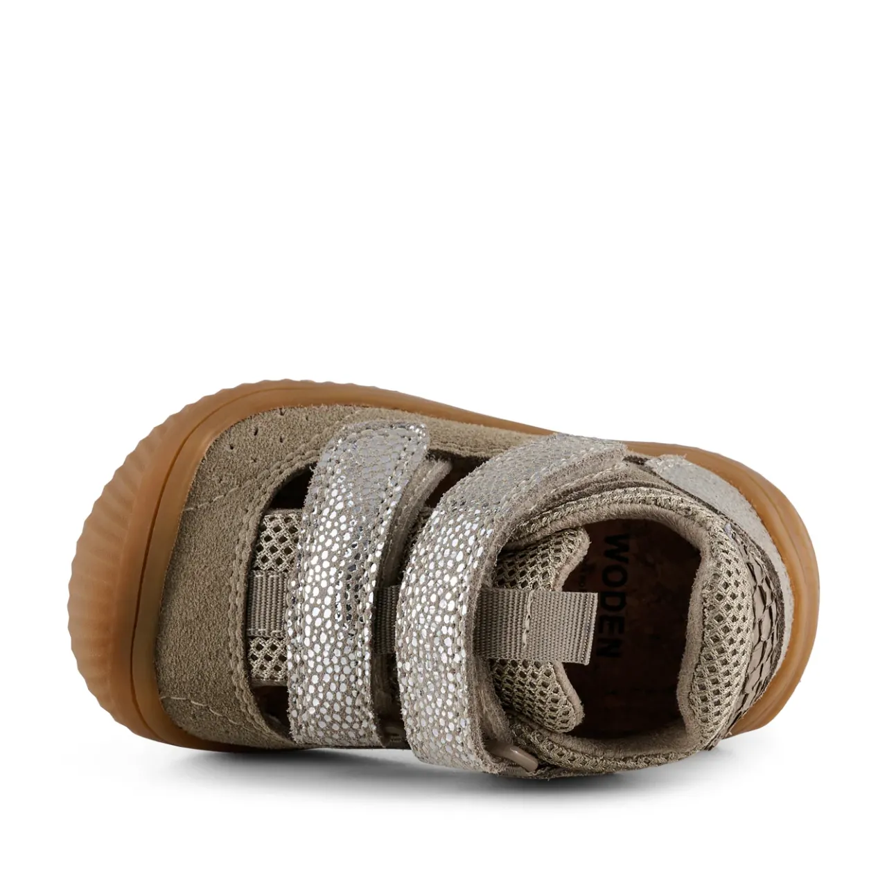WODEN Tristan Sandal Pearl - Silver Mink SilverMink Sale