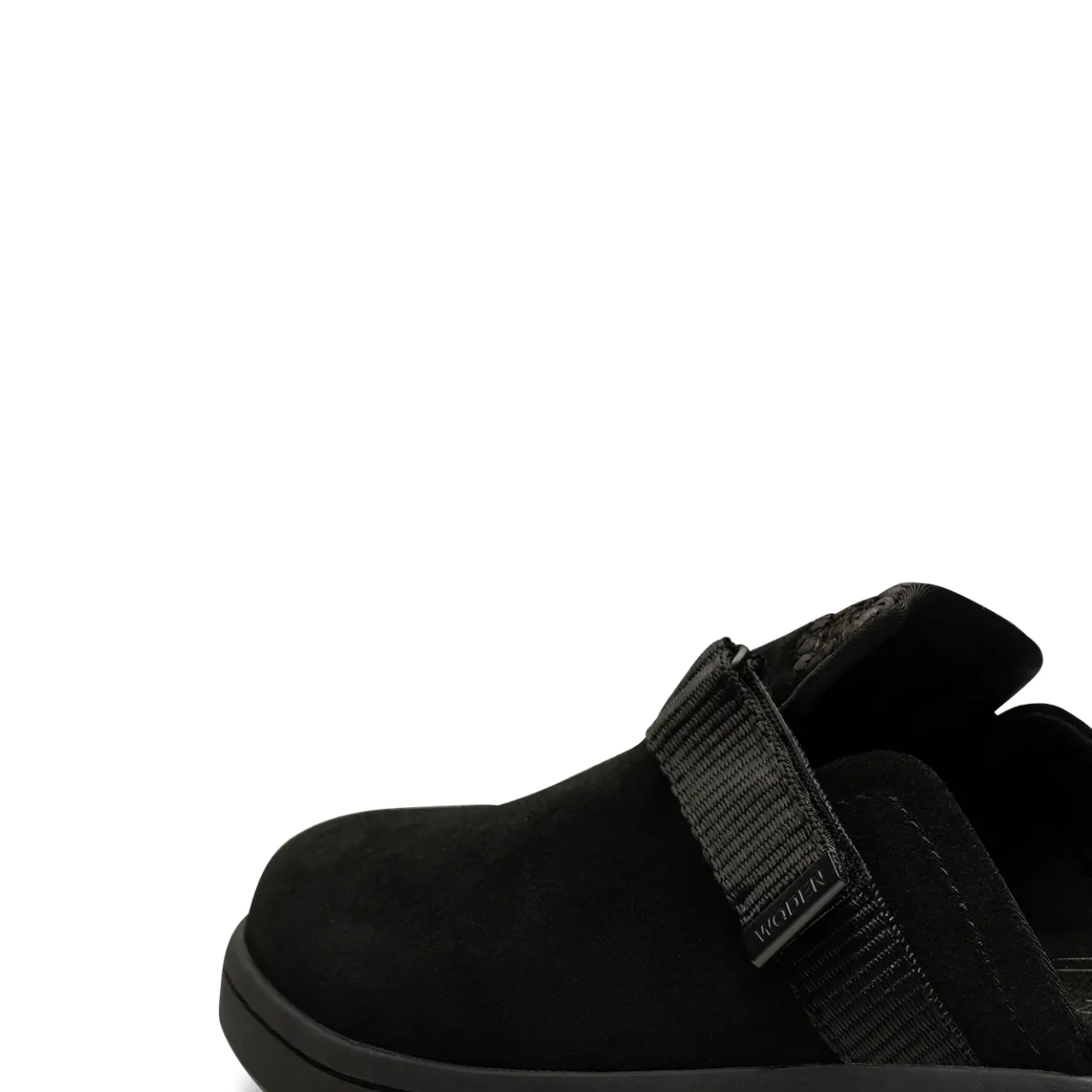 WODEN Vega Clog Suede - Black Sale