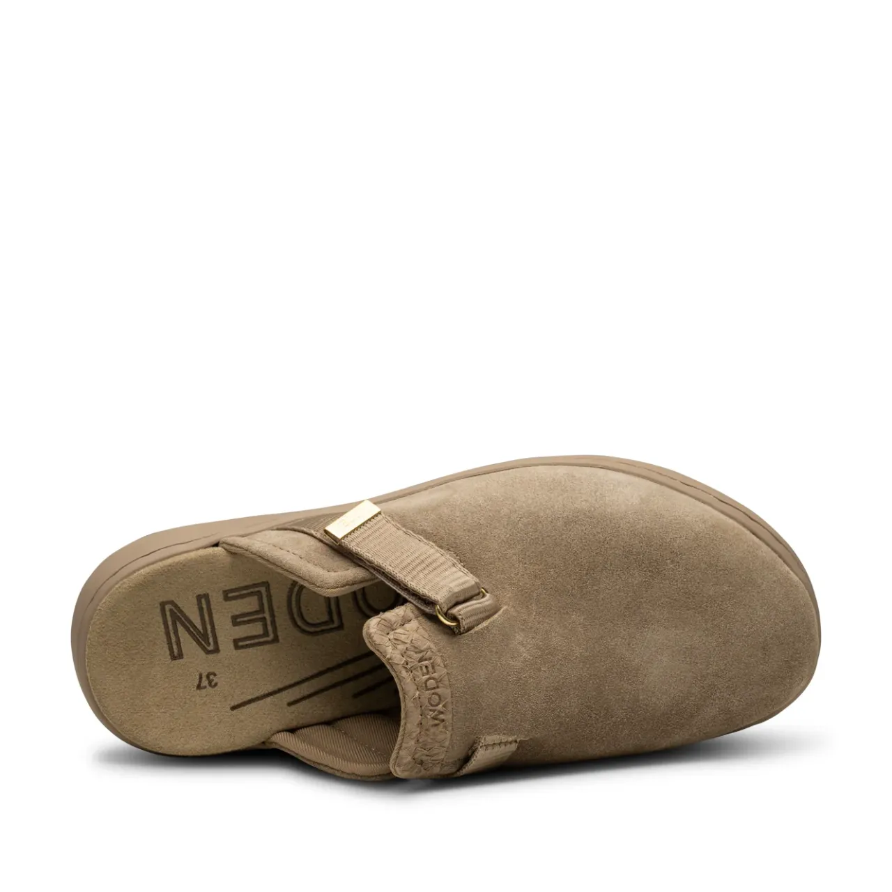 WODEN Vega Clog Suede - Silver Mink SilverMink New