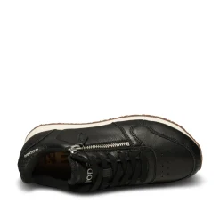 WODEN Ydun Leather Zipper - Black Online