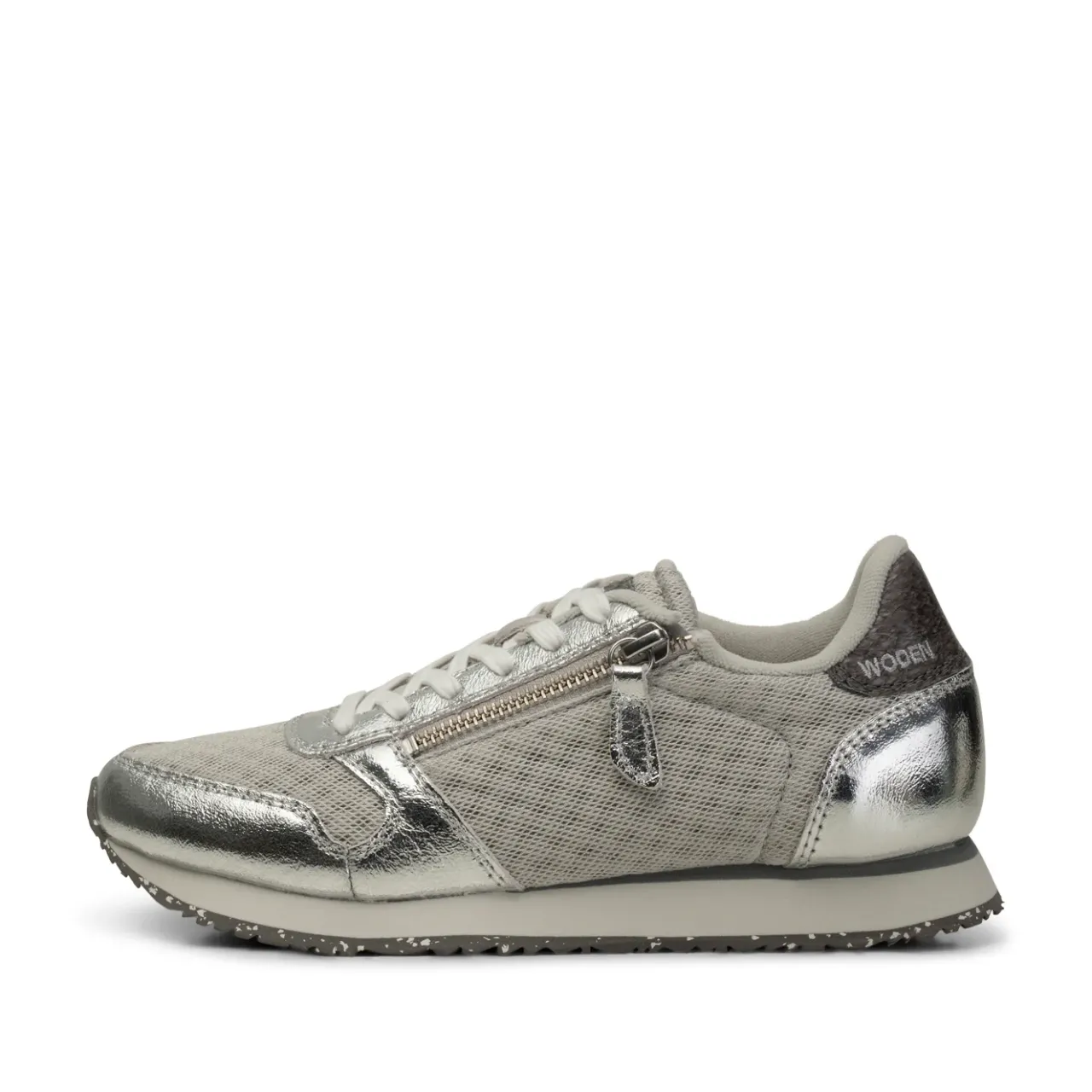 WODEN Ydun Metallic Zipper - Sea Fog Grey SeaFogGrey Hot