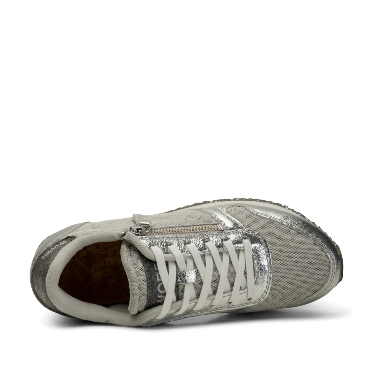 WODEN Ydun Metallic Zipper - Sea Fog Grey SeaFogGrey Hot