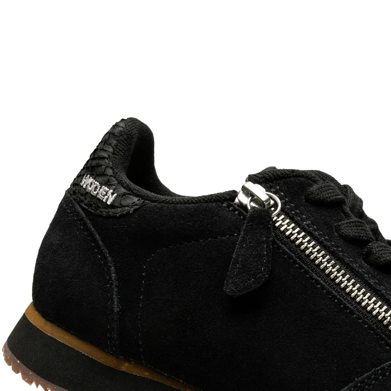 WODEN Ydun Suede Zipper - Black Sale